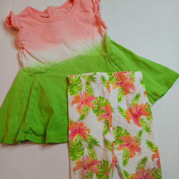 Baby Girls 12-18M Lot - Carters, Jumping Beans, Ruffle Butts, Burts Bees - Picture 5 of 8